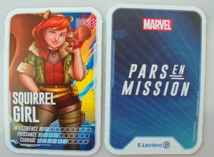 CARTE MARVEL PARS EN MISSION LECLERC 2022  - N°063 SQUIRREL GIRL - Picture 1 of 1