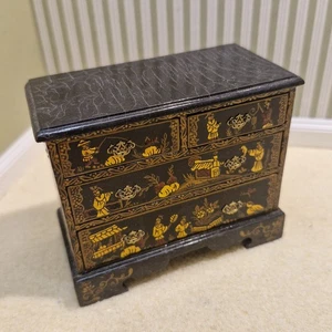 1/12th Scale Dolls House Chinoiserie Chest of Drawers  by Judith Dunger RE24 - Picture 1 of 7