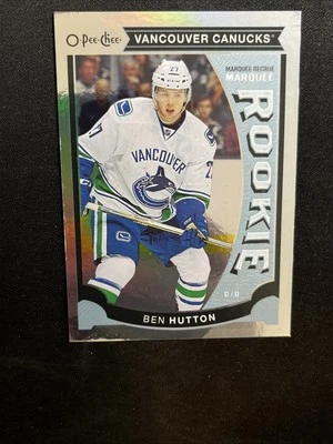 15-16 UD Series 2 Hockey Silver Parallel Marquee Rookie U19 Ben Hutton - Image 1 of 2