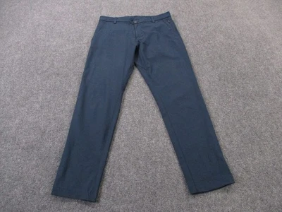 Pantalones Lululemon Para Hombre 32 Azul Chino ABC Calce Clásico Warpstreme Business lm5710s Foto 1 de 4