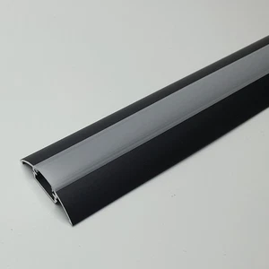2.5m surface P4 LED profile extrusion channel anodized Anthracite diffuser strip - Picture 1 of 5