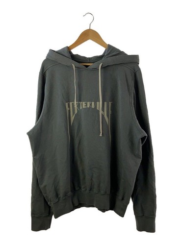 Felpa con cappuccio RICK OWENS DRKSHDW 24aw OVERSIZE M cotone grigio Du02d2282 fep1p usata
