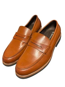 Mocassins Bruno Marc en cuir PU lisse à enfiler taille 9 formels affaires décontractées - Photo 1/13