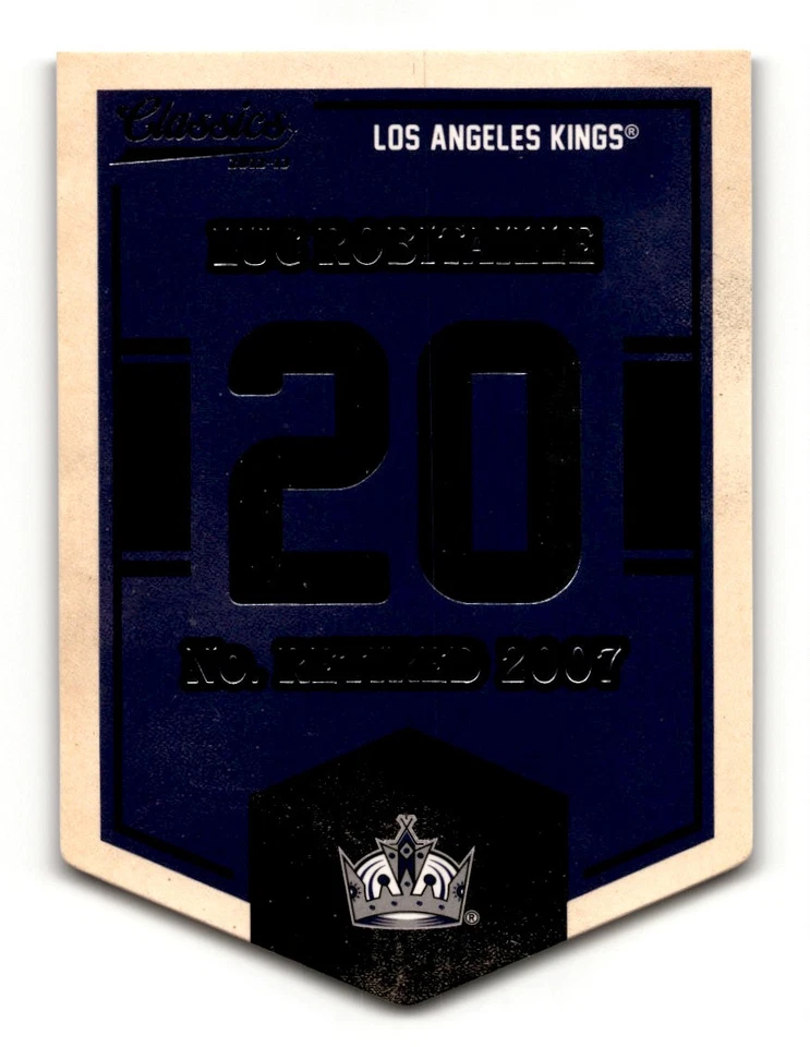 Luc Robitaille 2012-13 Panini Classics Signatures Banner Numbers #EN37 Los - Image 1 of 2