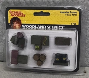 woodland scenics ho scale scenic accents Assorted Crates - Picture 1 of 2