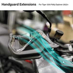 For Tiger 1200 GT Pro HandGuard Kit Tiger 1200 1 Pair Hand Guards Extensions - Picture 1 of 15