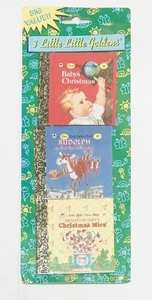 Little Little Golden Books 2.5 Miniature Mini Christmas Baby Mice Rudolph Sealed - Picture 1 of 1