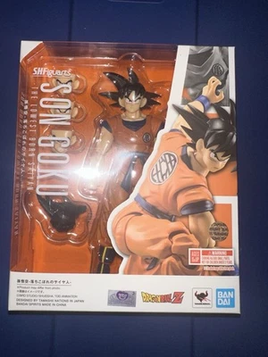 Figura Dragon Ball Z SH Figuarts Son Goku Lowest Born Saiyan Bandai  Foto 1 de 2