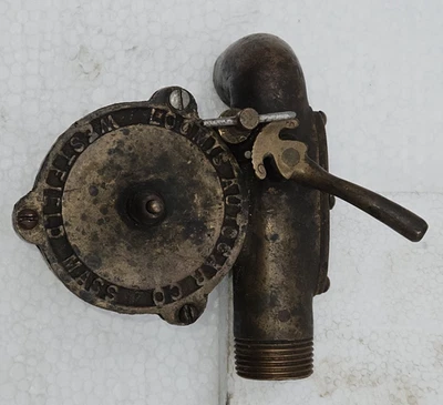 ORIG. ANTIQUE Loomis Autocar Co. of Wheatfield Massachusetts, BRASS Carburetor - Image 1 of 4