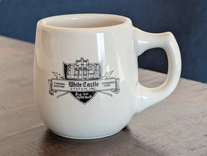 🍔 Vintage White Castle Mini Diner Mug – “Buy ’Em by the Sack” Heavy Ceramic 3" - Picture 1 of 6