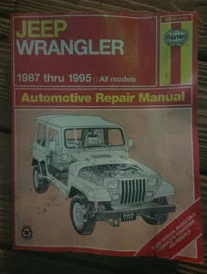 Jeep Wrangler 1987 Thru 1994 Haynes Automotive Repair Manual 1777 YJ - Bild 1 von 2