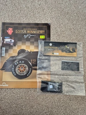 1/8 DEAGOSTINI COSTRUIRE IL 1985 LOTUS RENAULT 97T AYRTON SENNA F1 AUTO PROBLEMA - Immagine 1 di 3