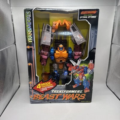 Transformers Beast Wars OPTIMAL OPTIMUS Transmetals Vintage Figure SEALED NIB - Image 1 of 2