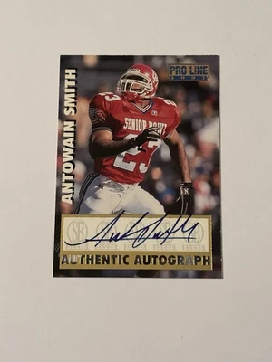 ANTOWAIN SMITH PROLINE AUTOGRAPH AUTO RC HOUSTON COUGARS BILLS PATRIOTS - Image 1 of 2