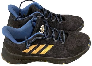 Adidas James Harden MVP Black Blue Gold Mens Basketball Shoes Size 10 - Picture 1 of 8