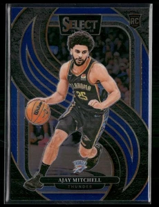 2024-25 Panini Select #194 Ajay Mitchell Blue (Retail) Thunder Rookie - Bild 1 von 2
