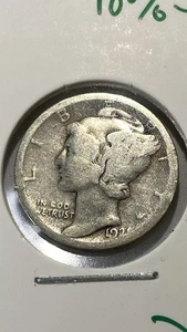 Moneda de diez centavos Mercury 1921 10 centavos 90 % plata moneda exacta - Imagen 1 de 4