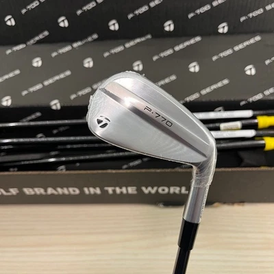 TaylorMade P770 Irons 4-PW Black Golf Club Set NIB Forged Stiff KBS Lamkin Grips - Image 1 of 4