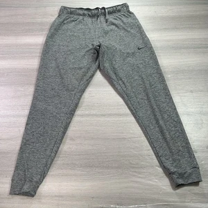 Nike Yoga Dri-FIT Pantalone Uomo Large Grigio AT5696-032 Elasticizzato Allenamento Atletico - Foto 1 di 14