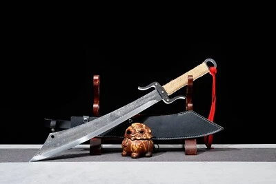 Cuchillo sable chino espada ancha antijapón lista para la batalla Dao del Ejército Rojo Foto 1 de 4
