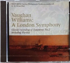 Vaughan Williams: A London Symphony; Partita (CD) Sir Adrian Boult, Brand New - Picture 1 of 2