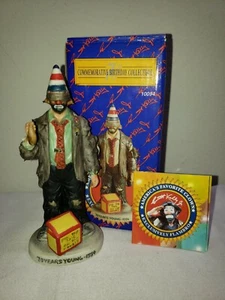 VINTAGE RARE 1994 EMMETT KELLY JR "70TH BIRTHDAY COLLECTIBLE" PORCELAIN FIGURE - Picture 1 of 12