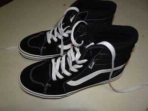 Scarpe stringate alte Vans Off The Wall nere/bianche Filmore giovanili taglia US 5 - Foto 1 di 6