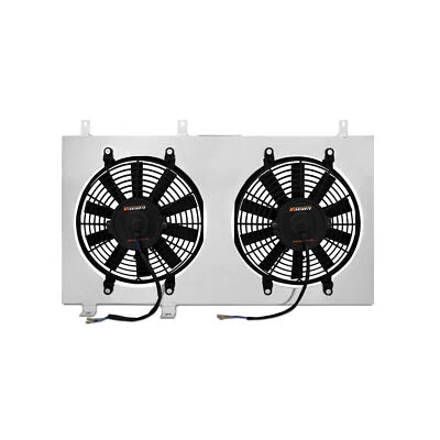 Mishimoto Aluminum Fan Shroud Fits Mitsubishi Eclipse 1990-1994 Silver - Image 1 of 2