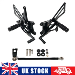Adjustable Rearsets Footrest Foot Pegs For Triumph Speed Triple 1050 EFI 2005-10 - Picture 1 of 7