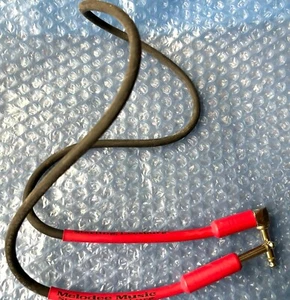 VTG Audio Instrument Cable USA 1m Patch Jack to RCA Jack New Old Stock - Picture 1 of 4