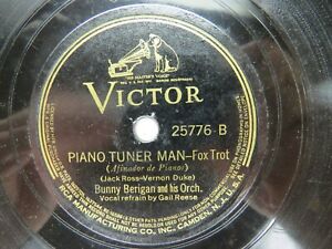 Bunny Berigan & Orch. - VICTOR 25776 - Piano Tuner Man & Heigh-Ho