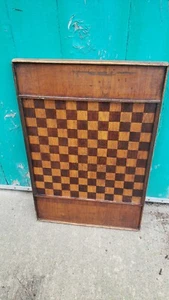 Vtg/Antique Game Board Checkerboard habd made primitive canada - Picture 1 of 12