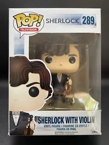 Funko Pop Vinilo SHERLOCK CON VIOLÍN #289 SHERLOCK (Raro y Bóveda) en Protector - Imagen 1 de 6