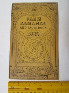 Ford 1936 Farm Almanac & Facts Book *Mucha información de Ford* ENVÍO GRATUITO - Imagen 1 de 5