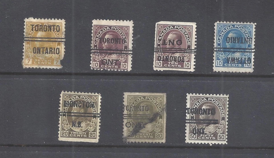 Canadá SELECCIÓN DE PRECANCELACIONES ALMIRANTE BS31062 Foto 1 de 1