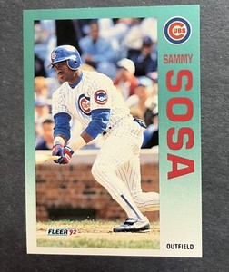 1992 Fleer Update Baseball Card #U77 Sammy Sosa