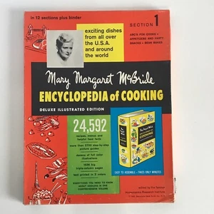 Vintage 1960 Mary Margaret McBride Encyclopedia of Cooking Section 1 SEALED - Picture 1 of 7