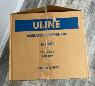 ULINE S-7360 Insulated Foam Shipping Kit - 12" x 10" x 9" - 2 per carton - NEW - Image 1 of 4