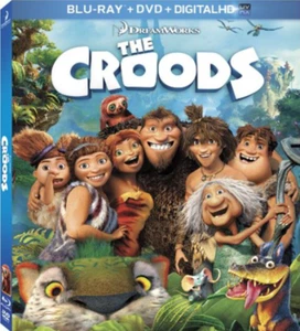 The Croods (BLU-RAY + SLIPCOVER, DVD, DIGITAL HD UV) FREE SAME-DAY SHIPPING! - Picture 1 of 1