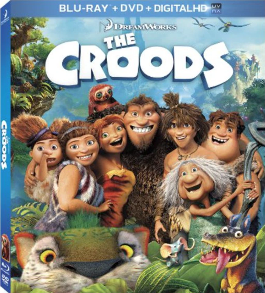 The Croods (BLU-RAY + SLIPCOVER, DVD, DIGITAL HD UV) FREE SAME-DAY SHIPPING! - Image 1 of 1