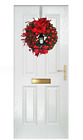 Over Door Hanger Christmas Wreath Heart Xmas Decoration Strong Metal Holder Hook