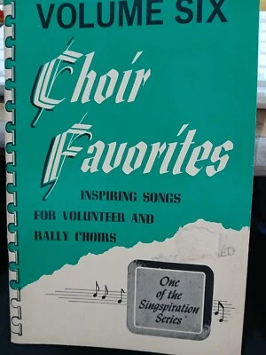 CHOIR FAVORITOS Inspiring Songs-Volunteer-Rally Choirs Vol 6 Singspiration 1973 - Imagem 1 de 4