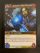 World of Warcraft WoW TCG Promo - Foil Conqueror Kagon Blackskull