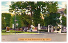 Postcard Monument Scene Northumberland Pennsylvania Pa Ar5865