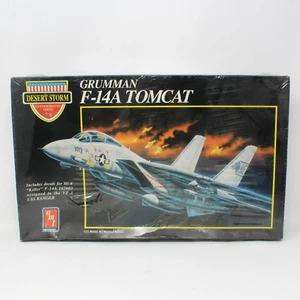 AMT ERTL 1/72 Grumman F-14A TomCat Desert Storm Plastic Model Kit 8700 1991 - Picture 1 of 6