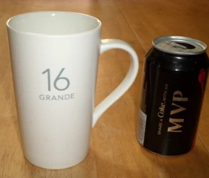 [STARBUCKS COFFEE] "16 GRANDE", [JUMBO & TALL SIZED = #16 oz.] Ceramic Cup, VINT - Picture 1 of 8