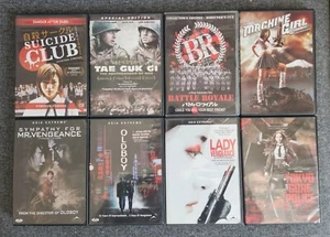 Asian Horror/Thriller DVD LOT (8 Films) Vengeance Trilogy, Oldboy, Machine Girl - Picture 1 of 2