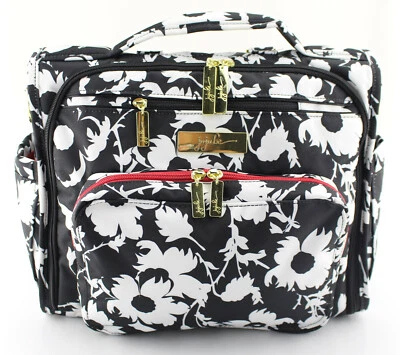 JU JU BE 'B.F.F.' Black / White Imperial Princess Backpack Diaper Bag  - Image 1 of 4