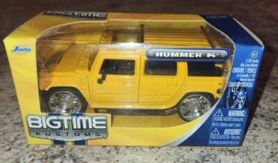 JADA BIGTIME KUSTOMS YELLOW HUMMER H2 1:32 SCALE  - Image 1 of 2