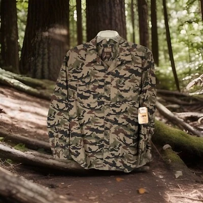 CE Schmidt Workwear Shirt Men Large Tough Reliable Hardworking Hunting Camo - Image 1 of 4